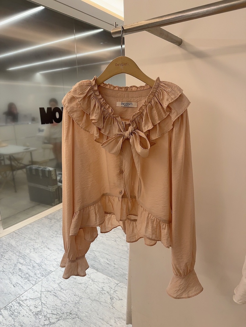 DE VENTI東大門㊣直郵女裝新品人氣休閑時尚真品襯衫蕾絲衫DE VENTI襯衫/蕾絲衫圖色2