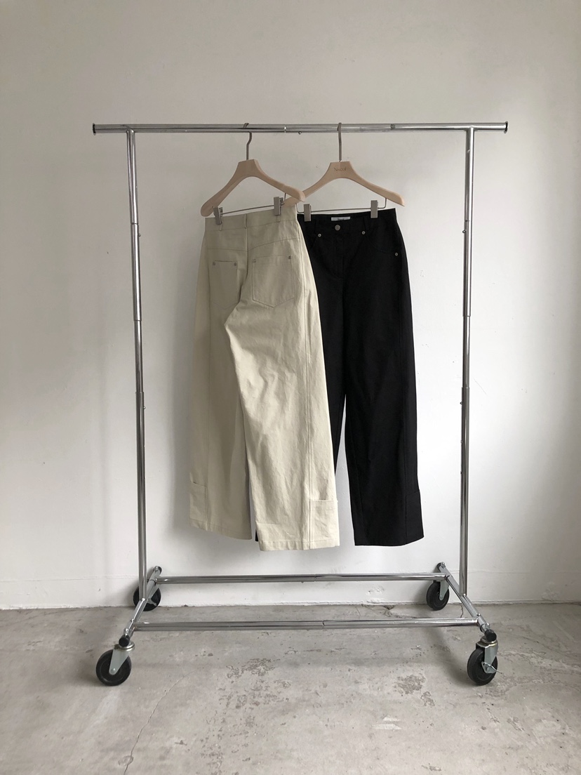 NWEOL韓國代購㊣女士新品25秋冬推薦真品人氣時尚職業休閑褲NWEOL休閑褲