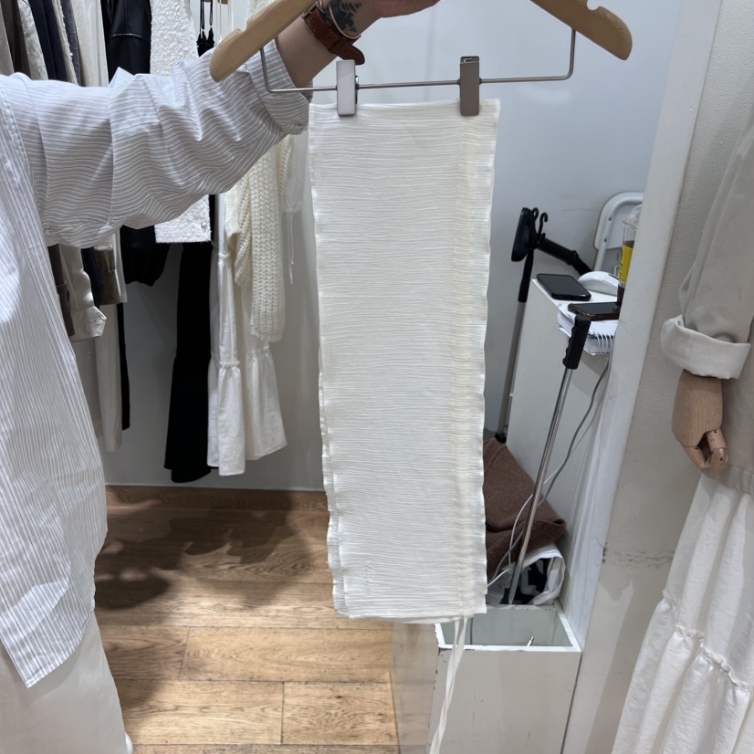 VERVEINE韓國直郵㊣女士新品時尚人氣推薦腰帶荷葉邊裹身裙VERVEINE腰帶圖色3