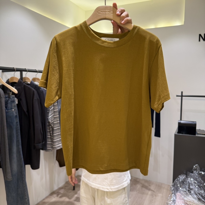 NOUVEAU東大門㊣代購女士新款職業時尚熱賣推薦人氣休閑T恤NOUVEAUT恤圖色4