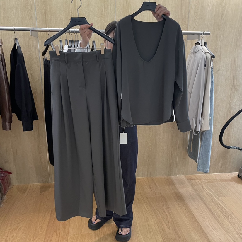 LEFANCY韓國直郵㊣女士新品熱賣真品25秋冬人氣推薦職業套裝LEFANCY套裝圖色1