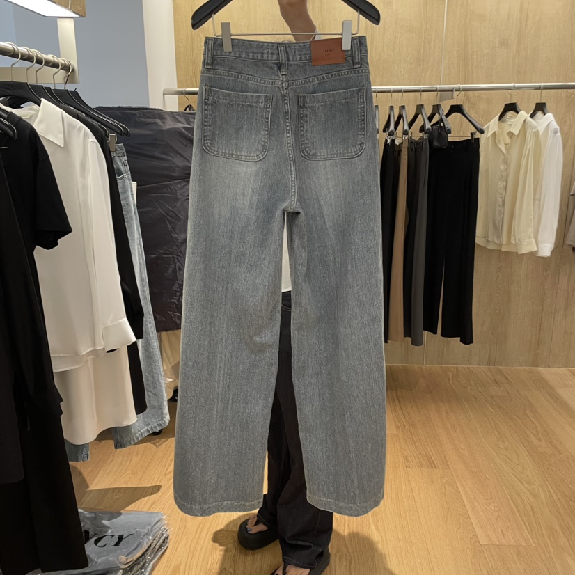 LEFANCY東大門㊣實拍女裝新品時尚推薦真品人氣職業熱賣牛仔褲LEFANCY牛仔褲