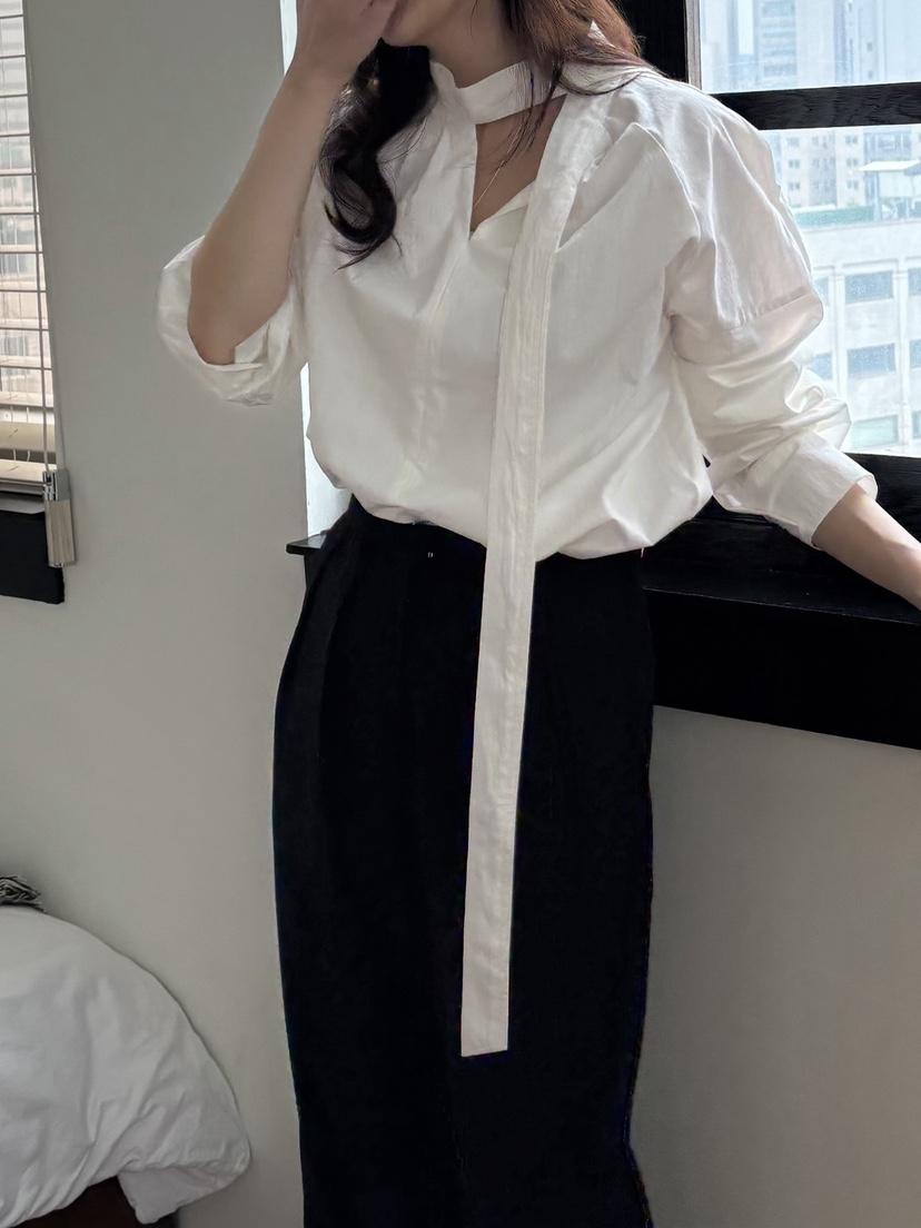 MURREN東大門㊣實拍女裝新品推薦職業25秋冬時尚襯衫蕾絲衫MURREN襯衫/蕾絲衫