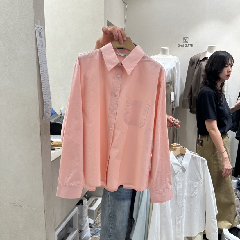 2ND GATE東大門㊣直郵女士新款真品休閑時尚推薦襯衫蕾絲衫2ND GATE襯衫/蕾絲衫圖色2