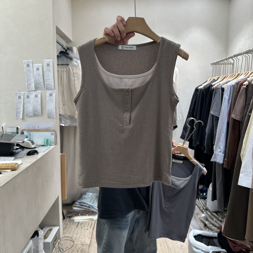 2ND GATE東大門㊣代購女士新品真品人氣熱賣時尚推薦吊帶背心2ND GATE吊帶/背心圖色1