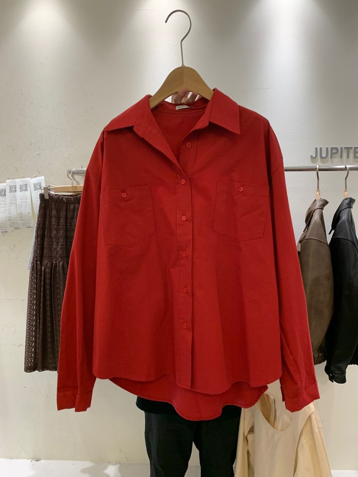 JUPITER東大門㊣代購女裝新款熱賣25秋冬職業休閑襯衫蕾絲衫JUPITER襯衫/蕾絲衫圖色2