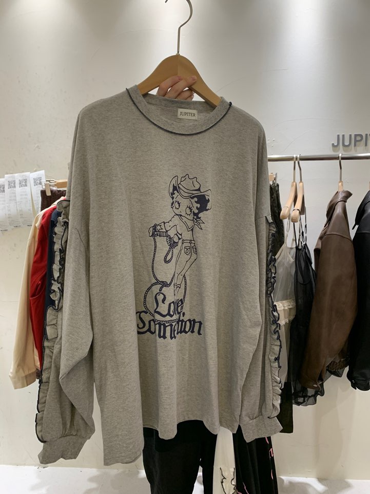 JUPITER東大門㊣實拍女士新品熱賣人氣職業休閑時尚長袖T恤JUPITER長袖T恤圖色3