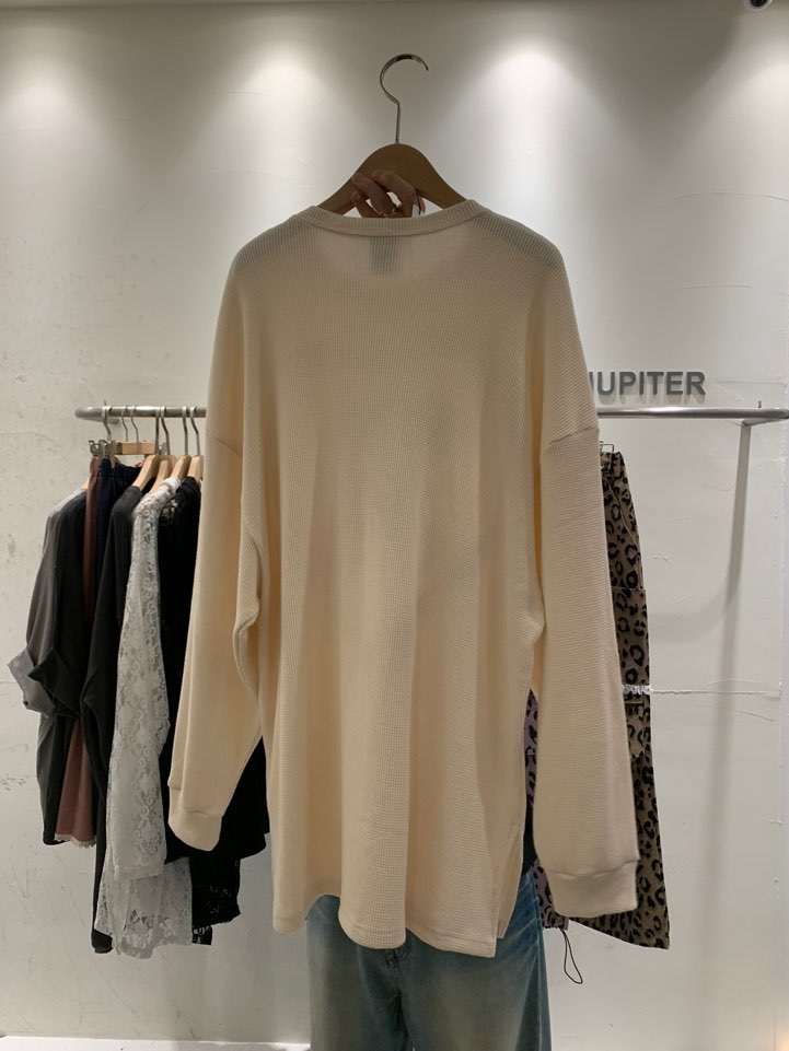 JUPITER東大門㊣實拍女裝新款25秋冬時尚熱賣推薦真品長袖T恤JUPITER長袖T恤