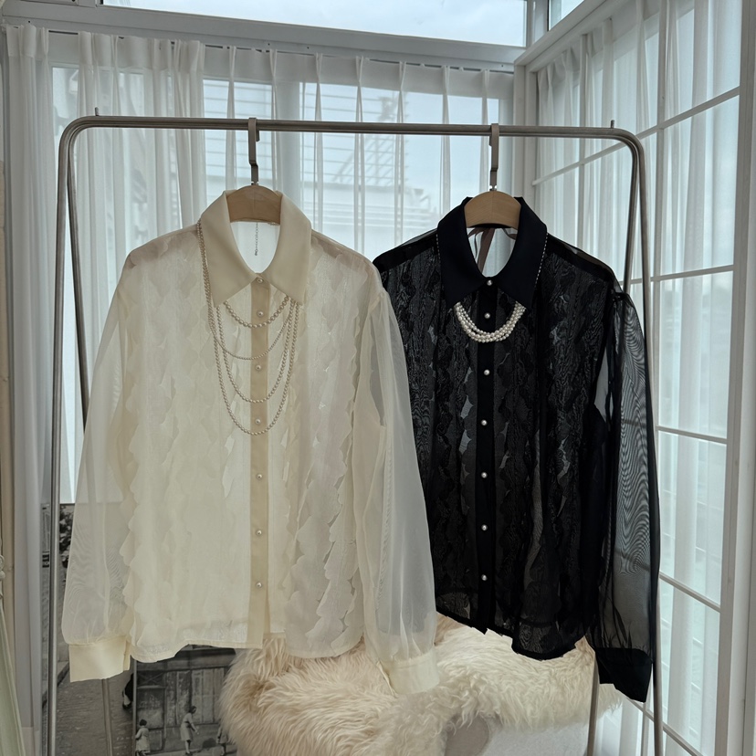 JENNY 1976東大門㊣代購女士新款時尚25秋冬襯衫蕾絲衫不含飾品JENNY 1976襯衫/蕾絲衫