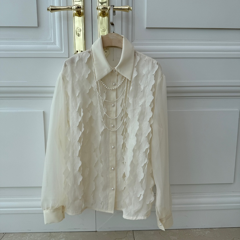 JENNY 1976東大門㊣代購女士新款時尚25秋冬襯衫蕾絲衫不含飾品JENNY 1976襯衫/蕾絲衫圖色1