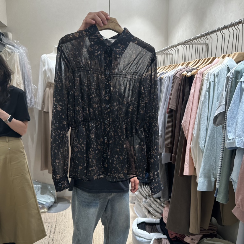 2ND GATE東大門㊣直郵女士新品熱賣休閑職業真品襯衫蕾絲衫2ND GATE襯衫/蕾絲衫圖色2