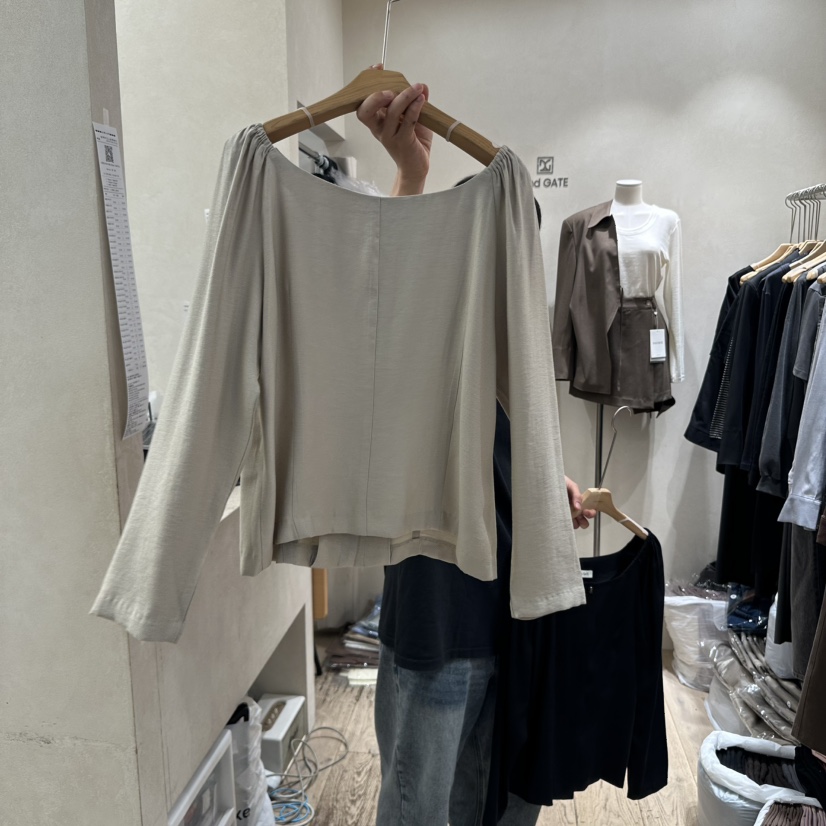 2ND GATE韓國代購㊣女裝新款休閑時尚25秋冬真品襯衫蕾絲衫2ND GATE襯衫/蕾絲衫