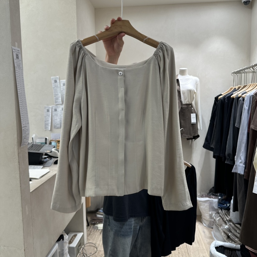 2ND GATE韓國代購㊣女裝新款休閑時尚25秋冬真品襯衫蕾絲衫2ND GATE襯衫/蕾絲衫圖色3