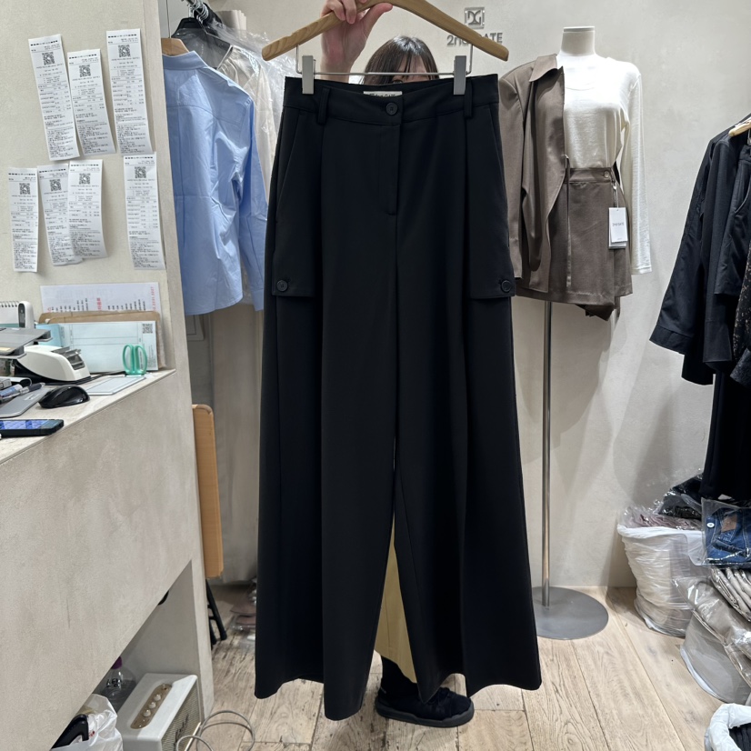 2ND GATE韓國直郵㊣女士新品25秋冬職業推薦熱賣時尚休閑褲2ND GATE休閑褲圖色2