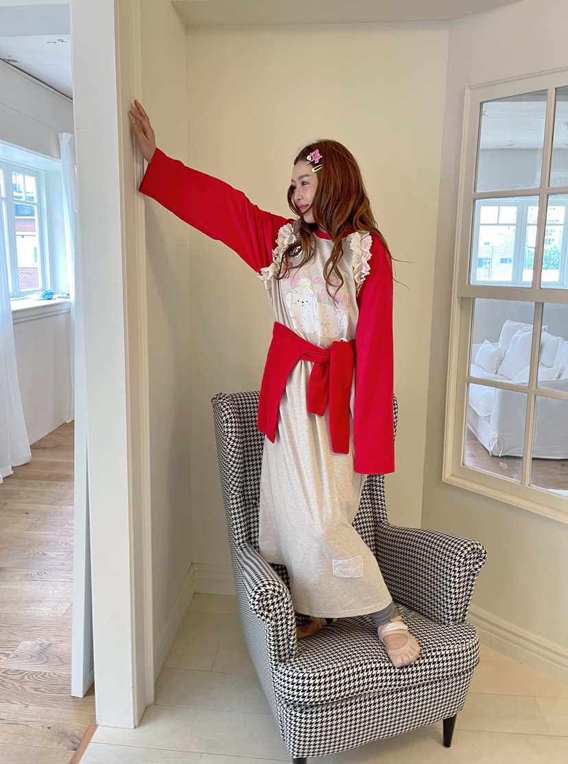BOUTIQUE-L東大門㊣實拍女士新品休閑真品職業熱賣25秋冬連衣裙BOUTIQUE-L連衣裙