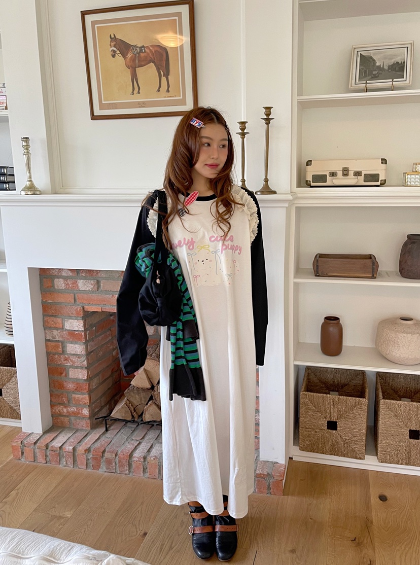 BOUTIQUE-L東大門㊣實拍女士新品休閑真品職業熱賣25秋冬連衣裙BOUTIQUE-L連衣裙