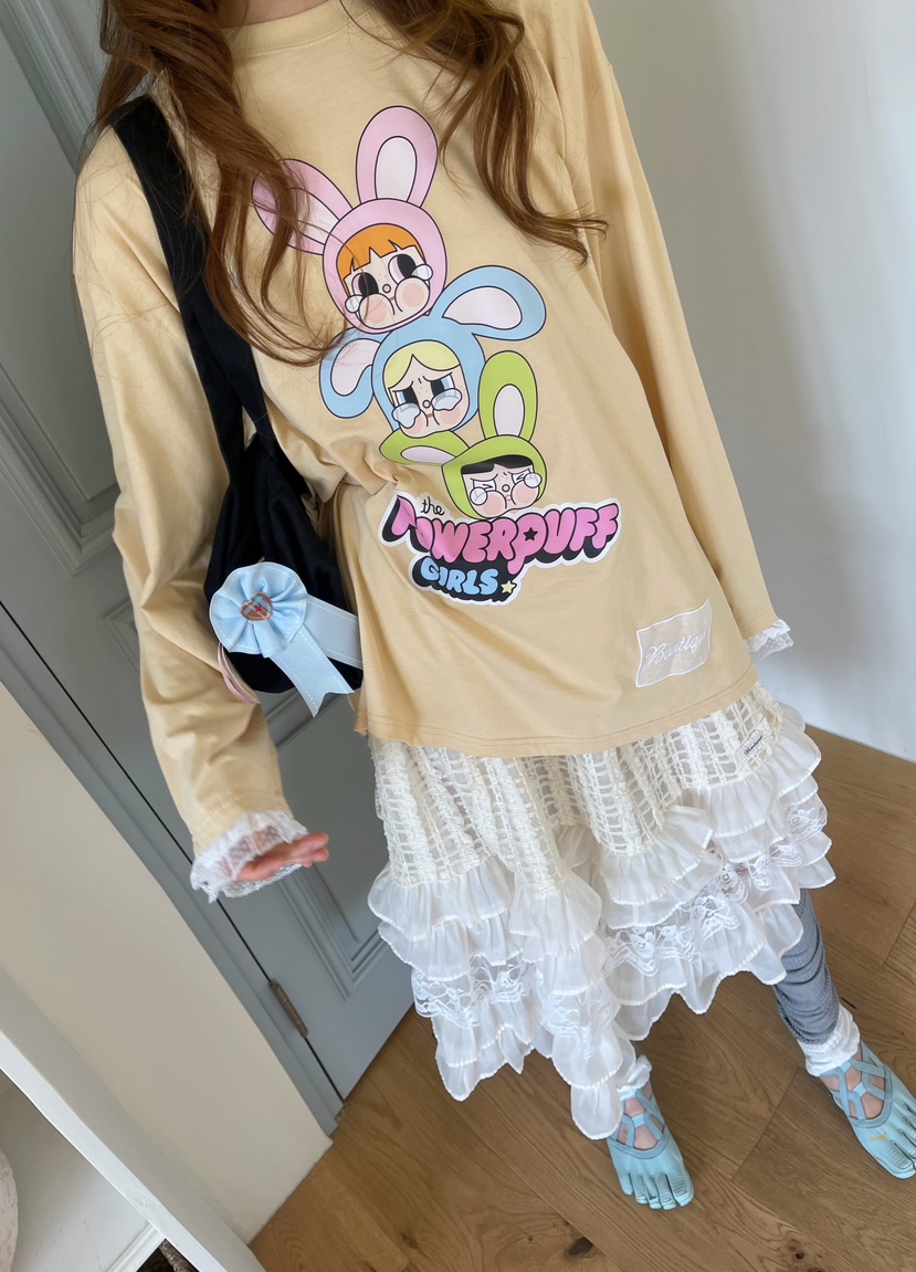 BOUTIQUE-L東大門㊣代購女裝新款真品推薦人氣熱賣長袖T恤BOUTIQUE-L長袖T恤
