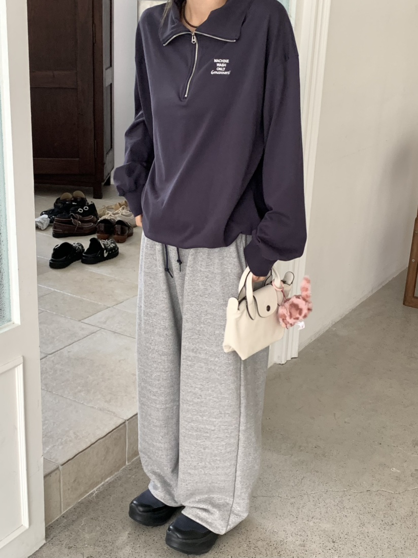 PEBBLE東大門㊣實拍女裝新款休閑時尚熱賣職業推薦人氣衛衣PEBBLE/LAYER衛衣
