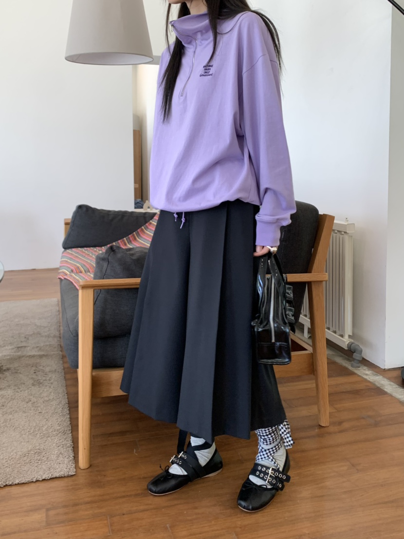PEBBLE東大門㊣實拍女裝新款休閑時尚熱賣職業推薦人氣衛衣PEBBLE/LAYER衛衣