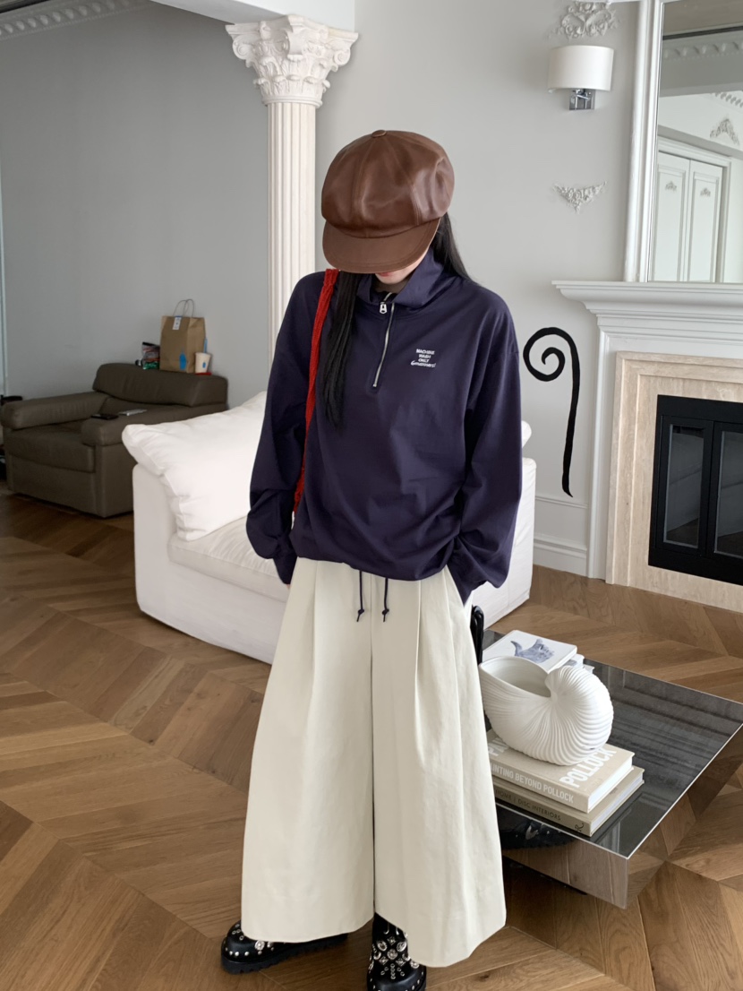 PEBBLE東大門㊣實拍女裝新款休閑時尚熱賣職業推薦人氣衛衣PEBBLE/LAYER衛衣