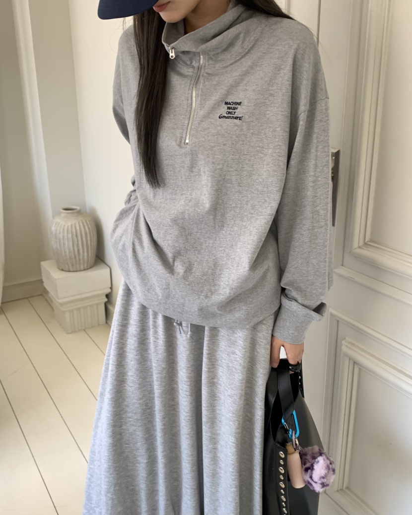 PEBBLE東大門㊣實拍女裝新款休閑時尚熱賣職業推薦人氣衛衣PEBBLE/LAYER衛衣
