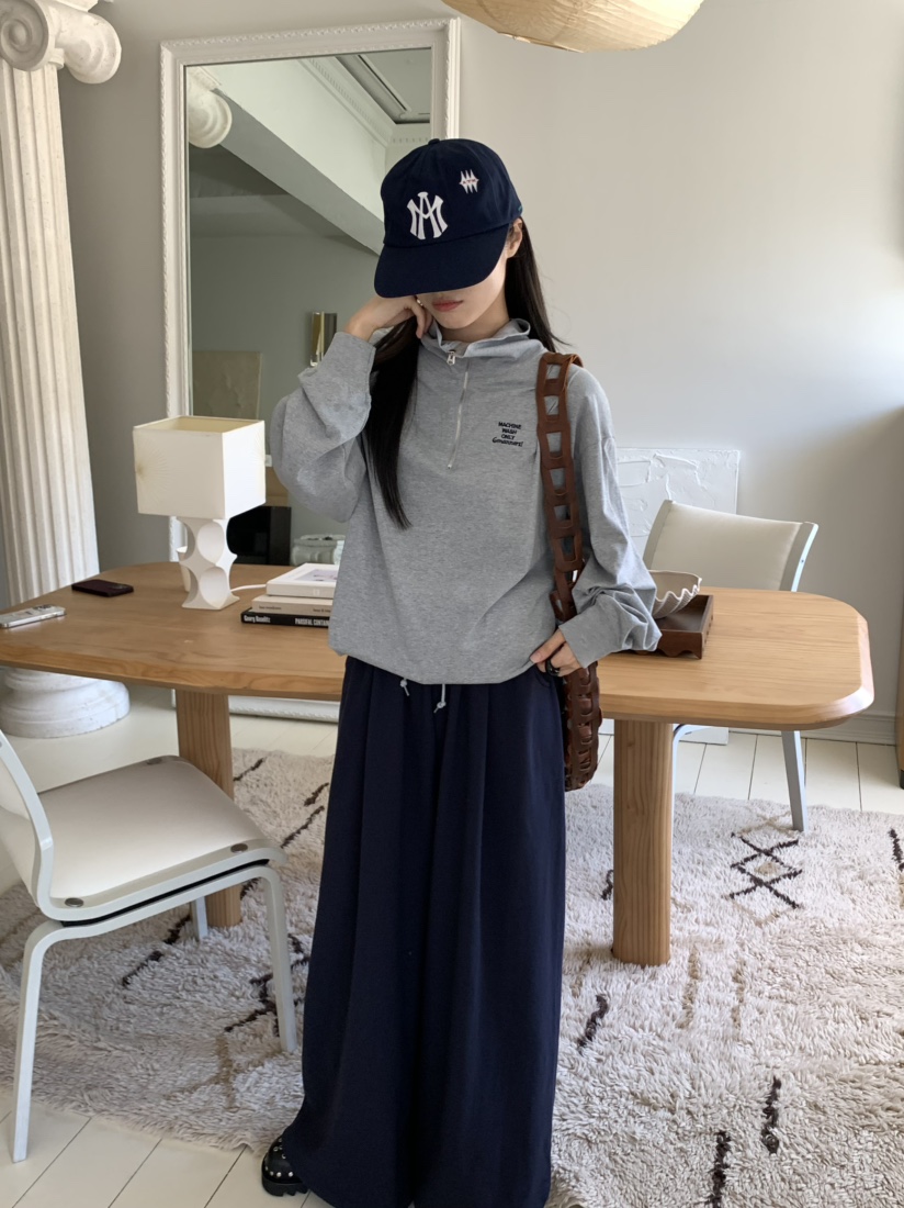 PEBBLE東大門㊣實拍女裝新款休閑時尚熱賣職業推薦人氣衛衣PEBBLE/LAYER衛衣