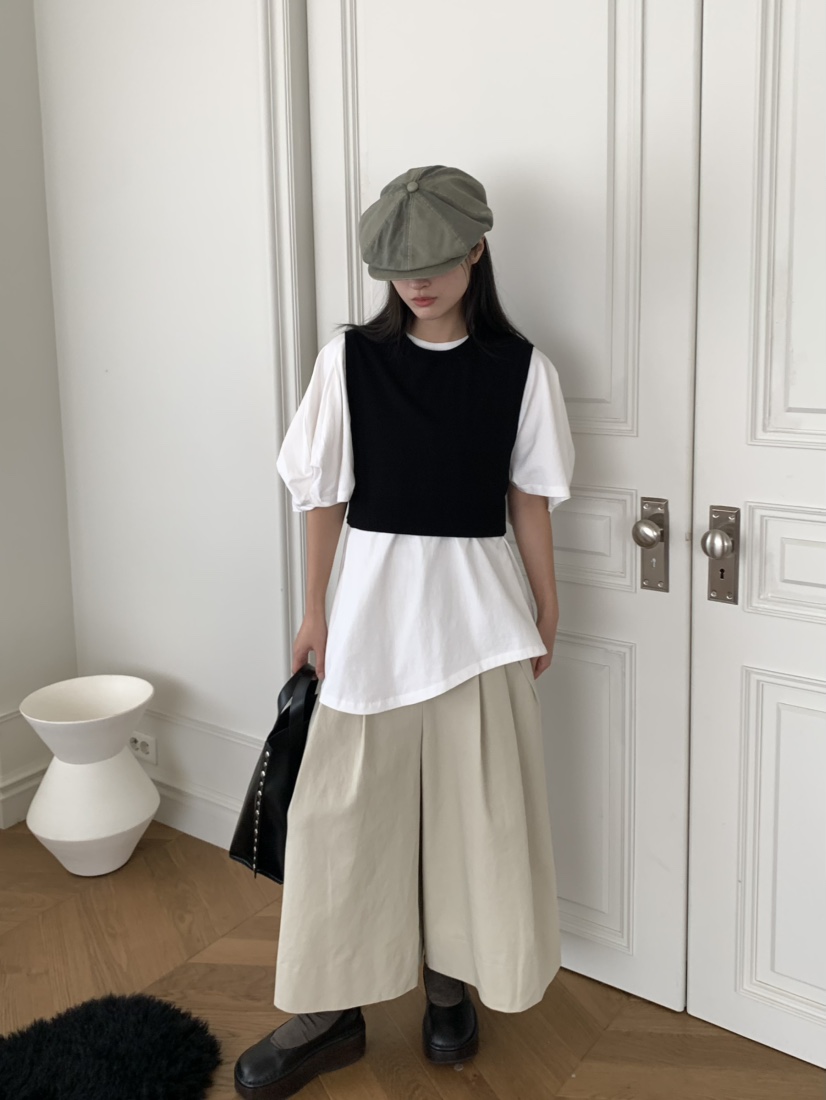 PEBBLE東大門㊣代購女士新品真品熱賣25秋冬人氣職業時尚T恤PEBBLE/LAYERT恤