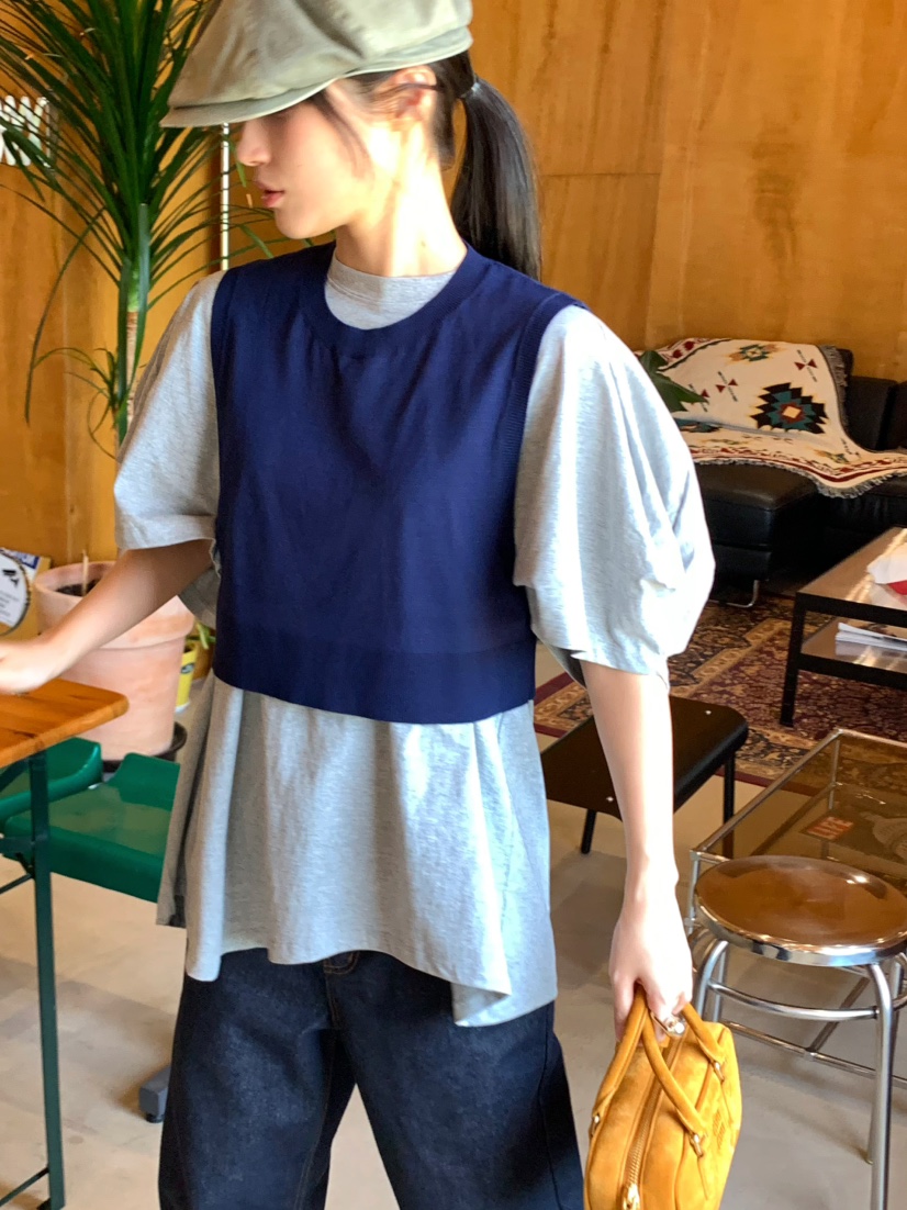 PEBBLE東大門㊣代購女士新品真品熱賣25秋冬人氣職業時尚T恤PEBBLE/LAYERT恤