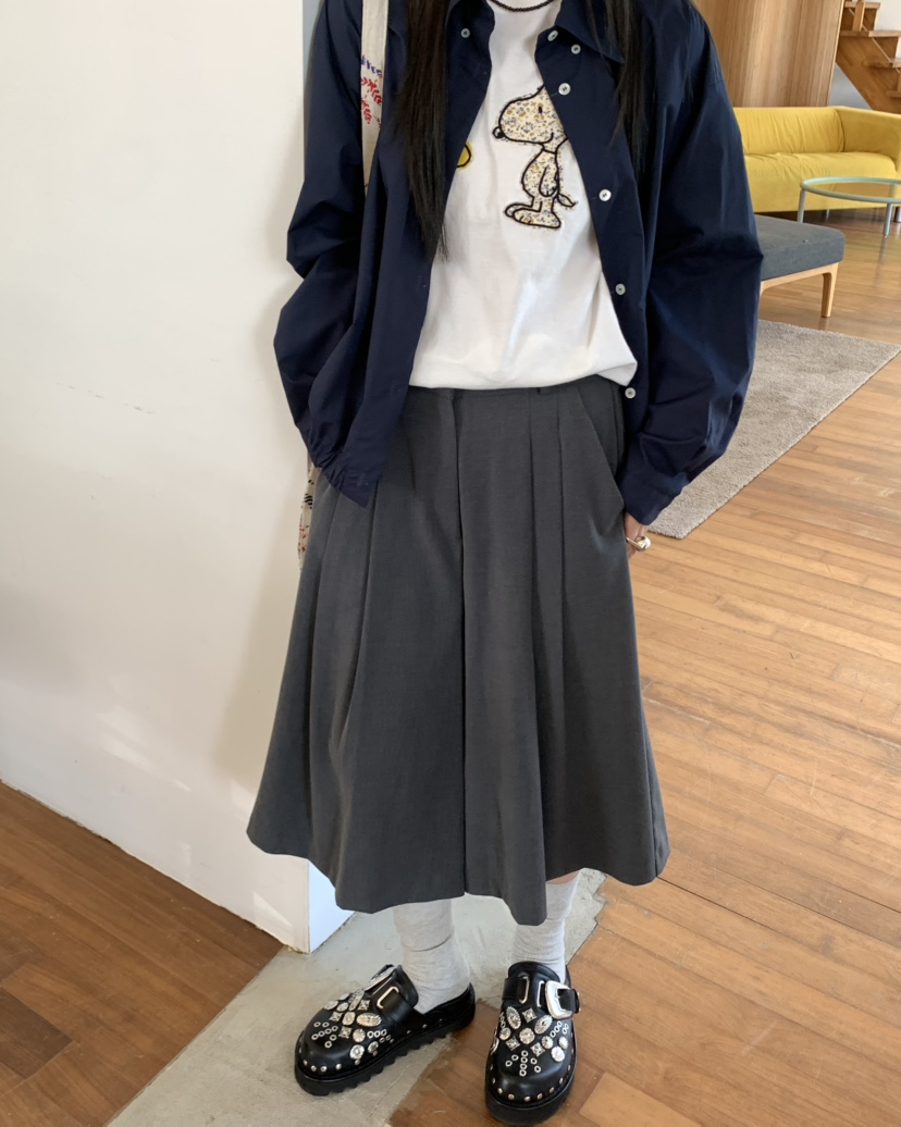 PEBBLE東大門㊣直郵女士新款人氣推薦時尚職業真品熱賣短褲PEBBLE/LAYER短褲