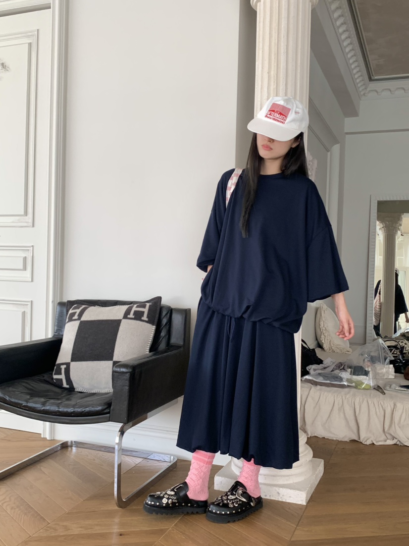 PEBBLE韓國直郵㊣女裝新款人氣休閑推薦熱賣時尚職業25秋冬衛衣PEBBLE/LAYER衛衣
