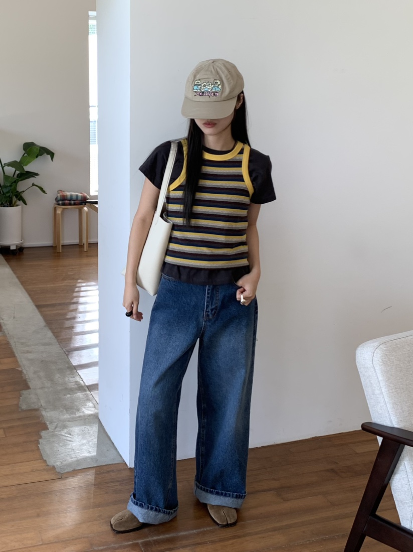 PEBBLE韓國代購㊣女裝新款時尚人氣熱賣25秋冬真品吊帶背心PEBBLE/LAYER吊帶/背心