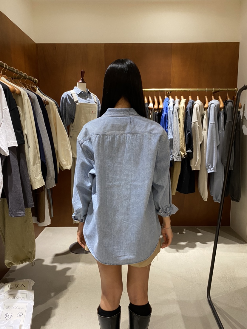 HEBON韓國代購㊣女士新品人氣25秋冬職業熱賣推薦襯衫蕾絲衫HEBON襯衫/蕾絲衫