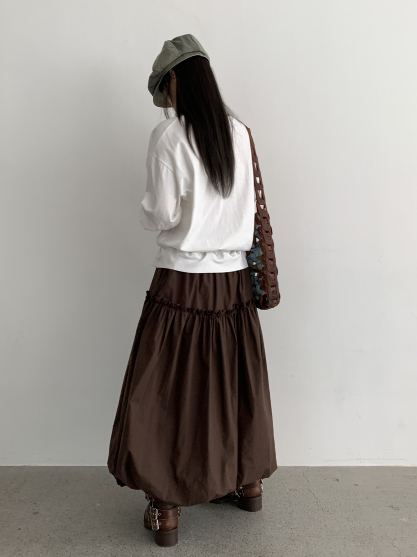 PEBBLE東大門㊣直郵女士新品職業真品熱賣休閑時尚25秋冬長裙PEBBLE/LAYER長裙