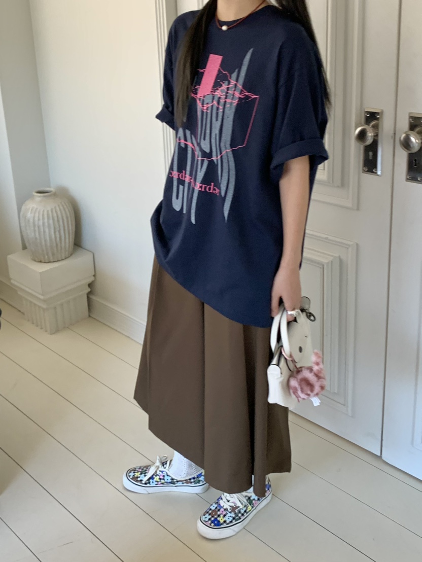 PEBBLE東大門㊣代購女士新款25秋冬真品職業推薦時尚熱賣T恤PEBBLE/LAYERT恤