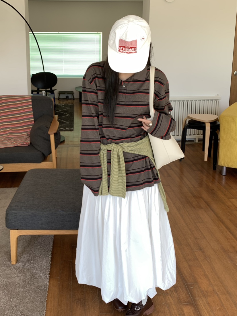 PEBBLE東大門㊣直郵女士新款推薦25秋冬真品熱賣時尚長袖T恤PEBBLE/LAYER長袖T恤