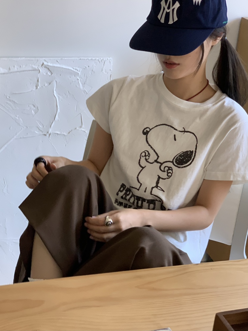 PEBBLE東大門㊣直郵女士新品熱賣25秋冬真品休閑時尚職業T恤PEBBLE/LAYERT恤