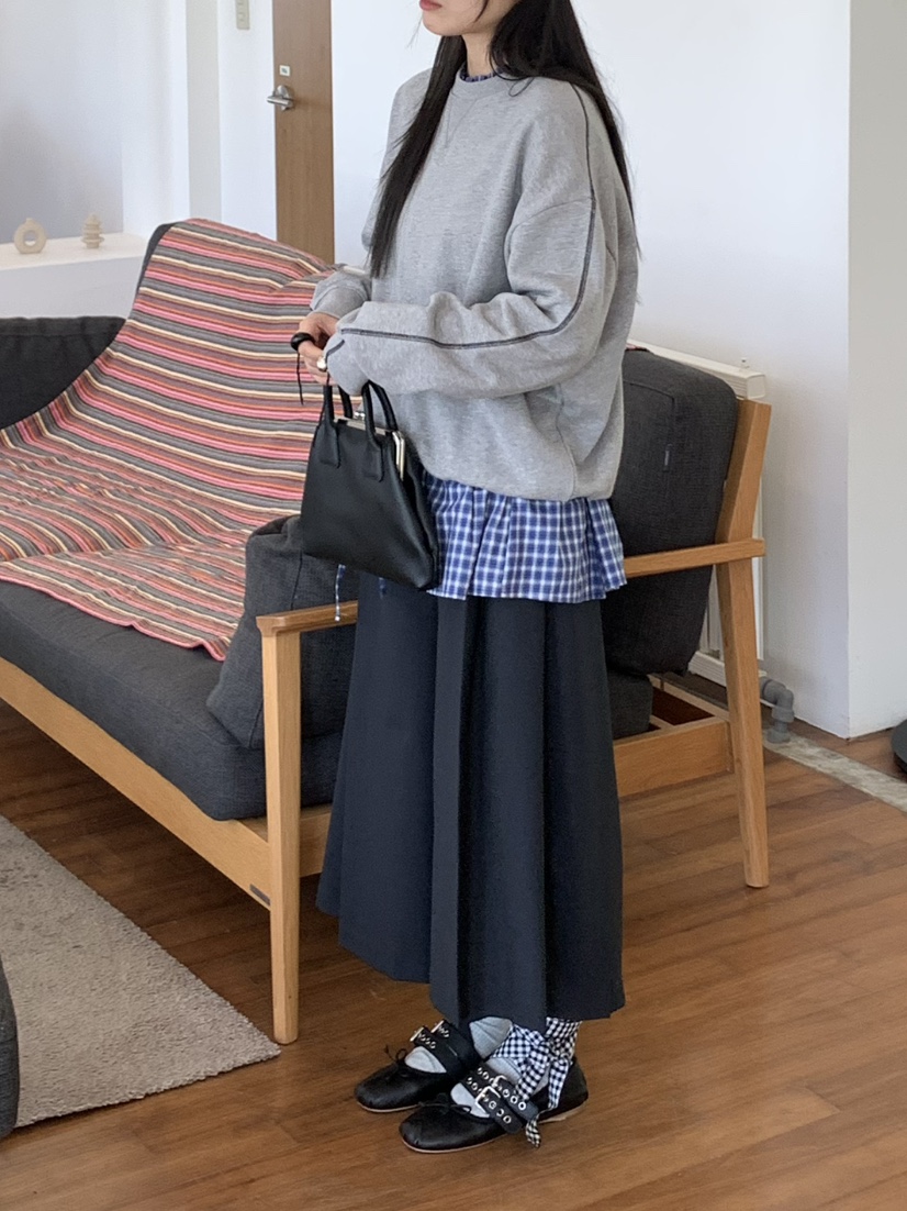 PEBBLE東大門㊣直郵女士新款25秋冬熱賣時尚推薦人氣職業衛衣PEBBLE/LAYER衛衣