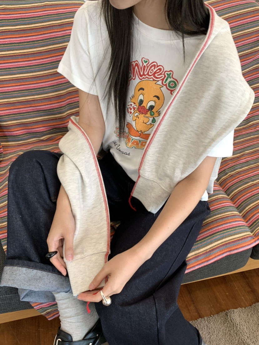 PEBBLE東大門㊣直郵女士新款25秋冬熱賣時尚推薦人氣職業衛衣PEBBLE/LAYER衛衣
