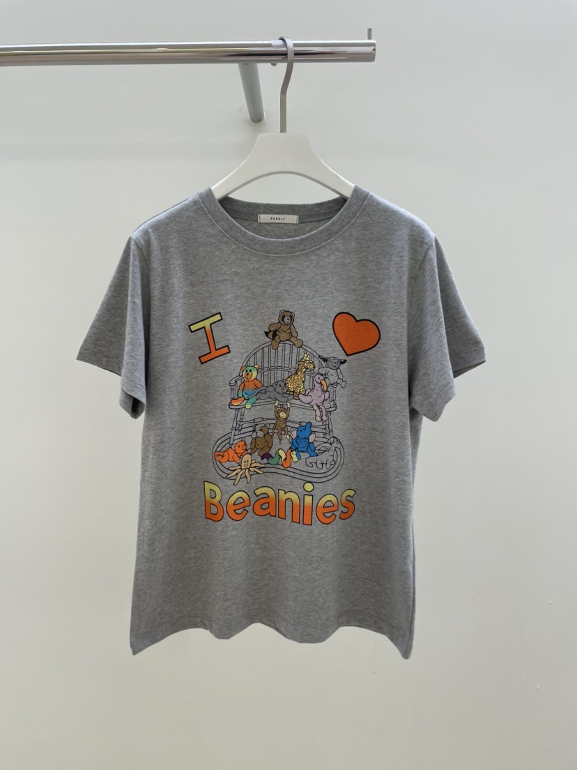 PEBBLE東大門㊣代購女士新品時尚熱賣真品人氣推薦25秋冬T恤PEBBLE/LAYERT恤圖色1