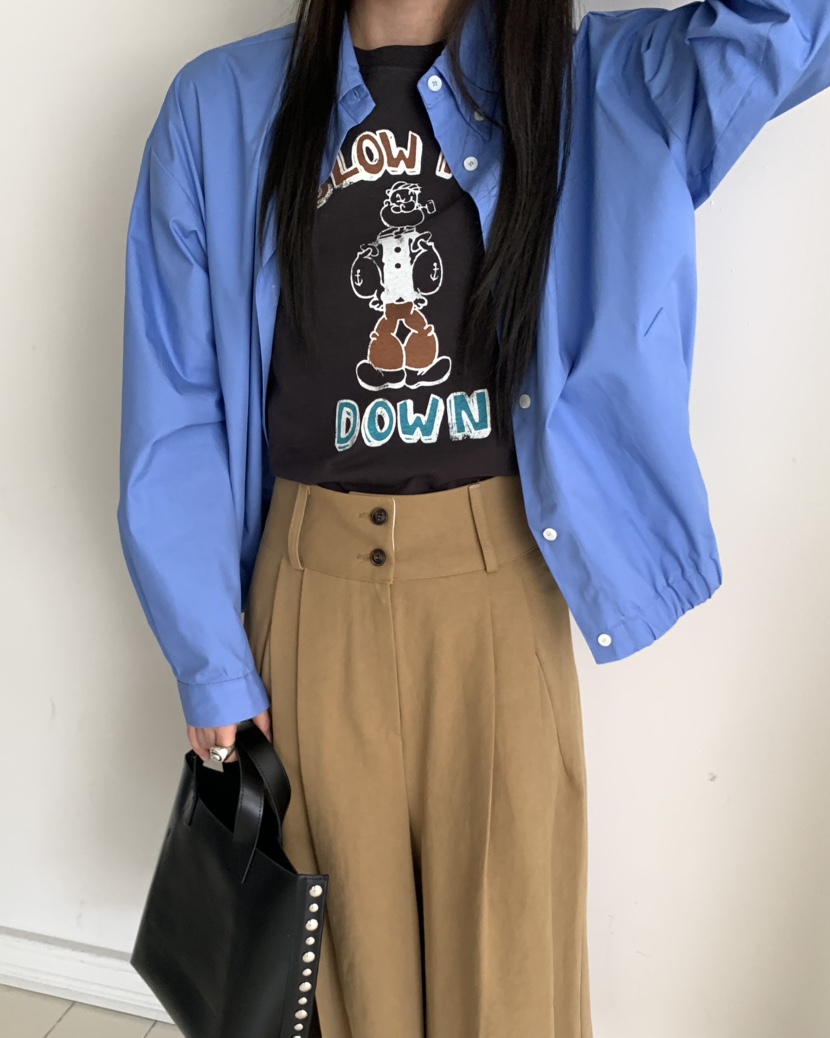 PEBBLE韓國代購㊣女士新品職業熱賣推薦真品25秋冬T恤大力水手PEBBLE/LAYERT恤