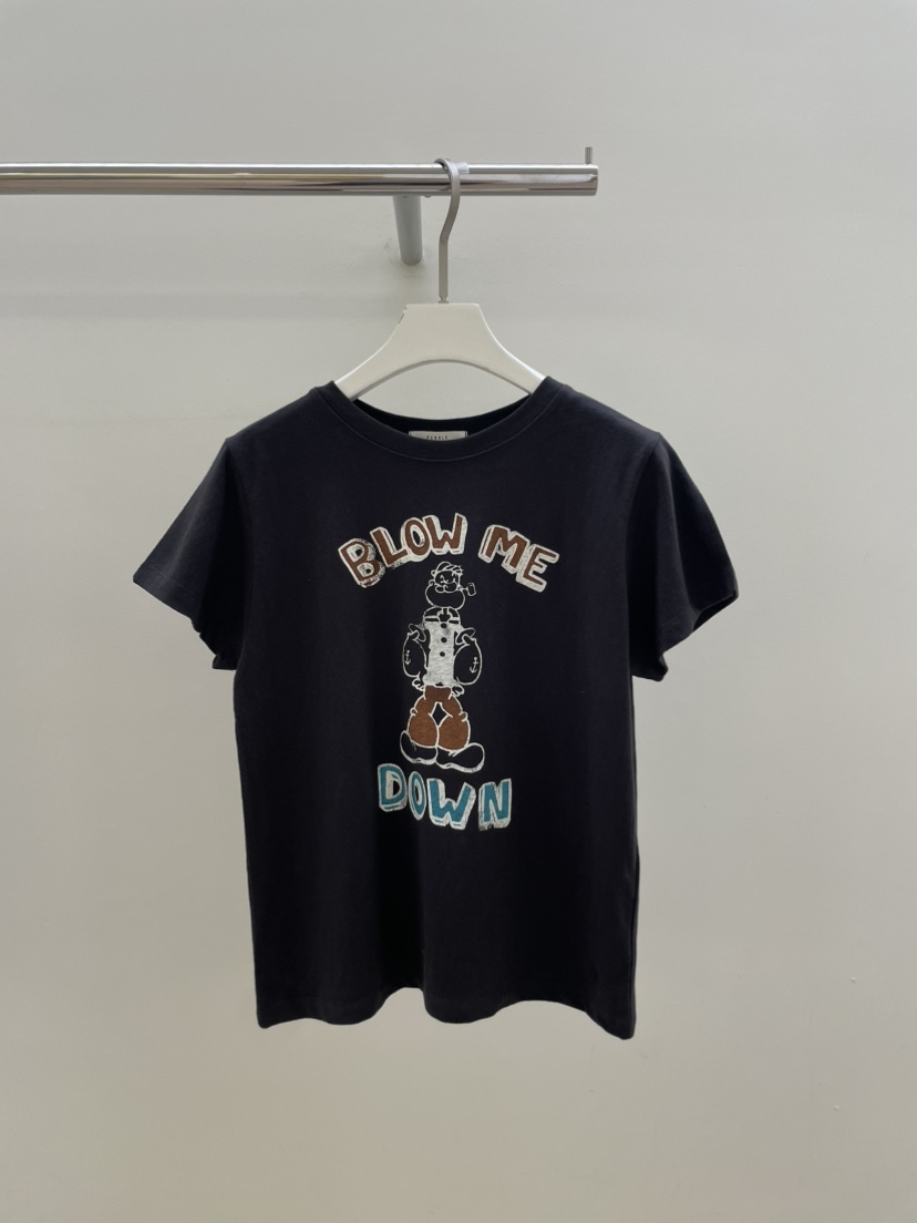 PEBBLE韓國代購㊣女士新品職業熱賣推薦真品25秋冬T恤大力水手PEBBLE/LAYERT恤圖色1
