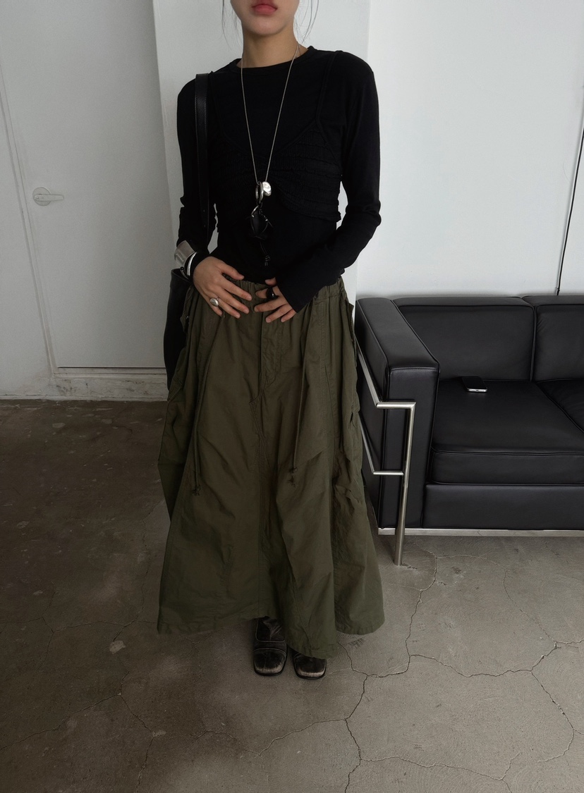 JADEMARKET東大門㊣直郵女士新款真品推薦職業25秋冬人氣長裙JADE MARKET長裙