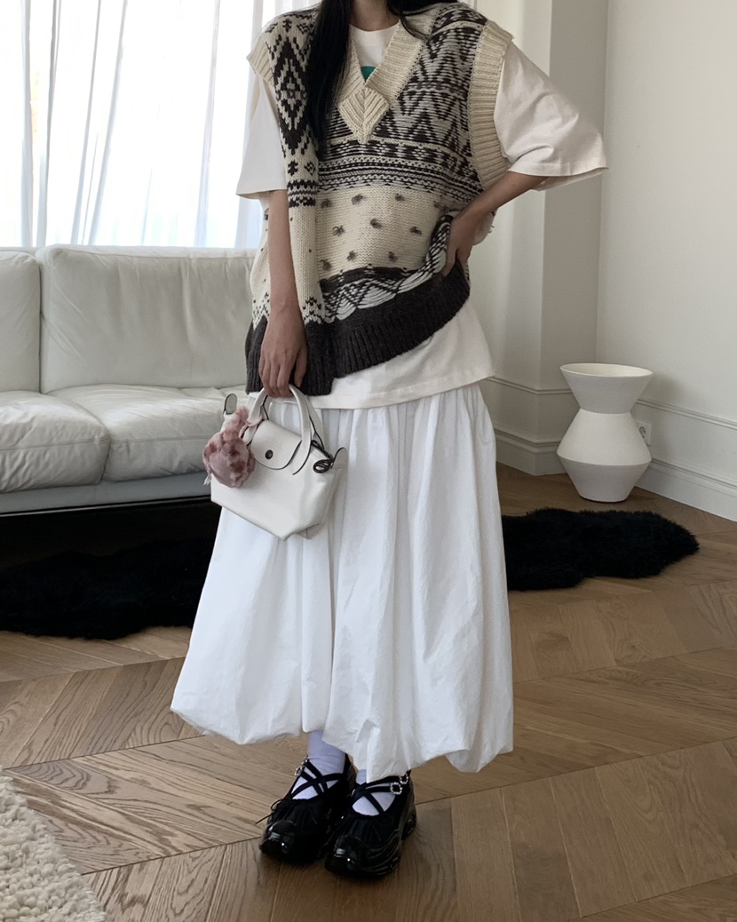 PEBBLE東大門㊣實拍女裝新款推薦休閑時尚吊帶背心羊毛雙面PEBBLE/LAYER吊帶/背心