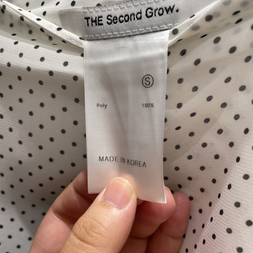 THE SECOND GROW韓國直郵㊣女士新款休閑職業真品長裙雪紡THE SECOND GROW長裙