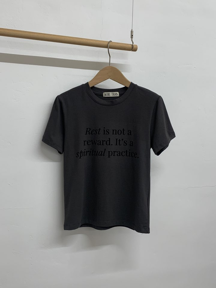 MORE THAN-P韓國直郵㊣女裝新品時尚休閑25秋冬推薦熱賣T恤MORE THANT恤圖色3