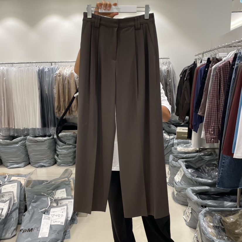 THE SECOND GROW東大門㊣實拍女裝新品職業時尚25秋冬休閑褲THE SECOND GROW休閑褲圖色2