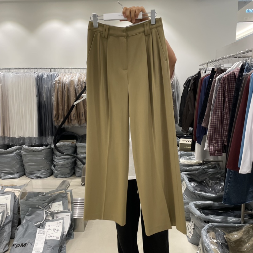 THE SECOND GROW東大門㊣實拍女裝新品職業時尚25秋冬休閑褲THE SECOND GROW休閑褲圖色3