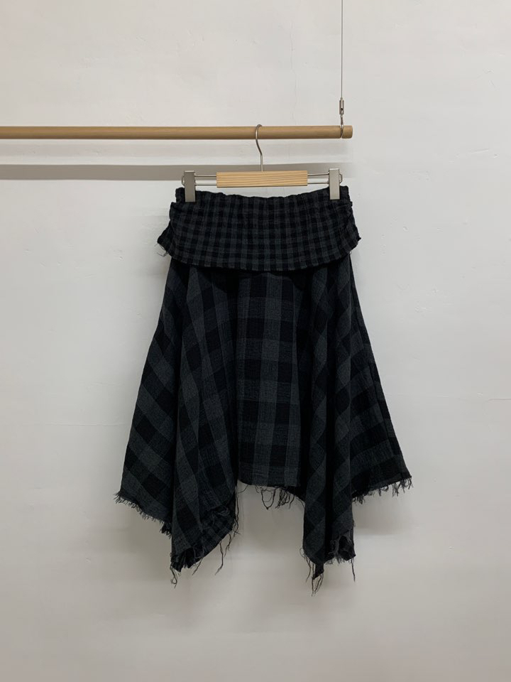 MORE THAN-P東大門㊣直郵女裝新款人氣半身裙中短裙雙排扣MORE THAN半身裙/中短裙圖色2