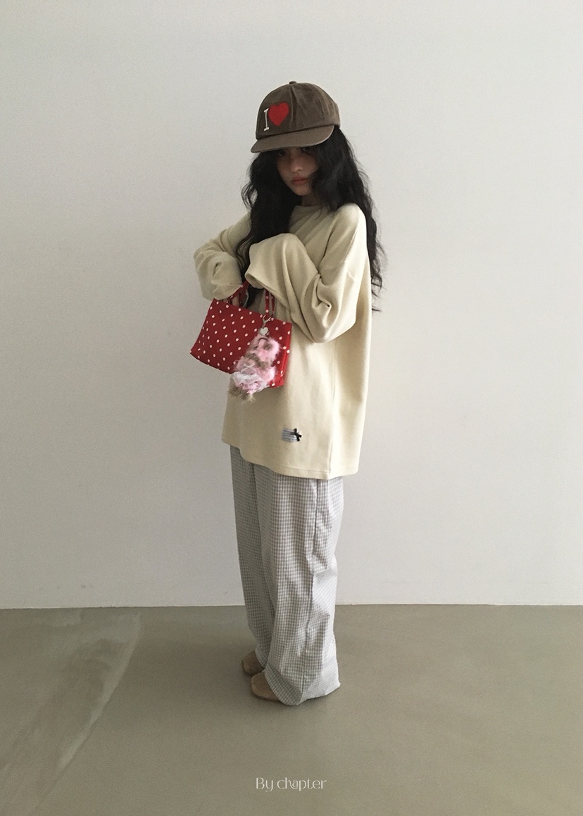 BY CHAPTER東大門㊣直郵女裝新品25秋冬休閑人氣職業長袖T恤Chapter長袖T恤