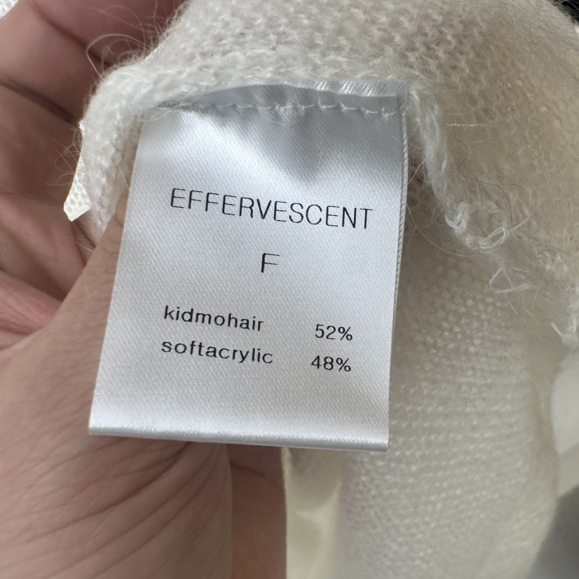 EFFERVESCENT韓國直郵㊣女裝新款時尚人氣熱賣職業真品針織衫evc/effervescent針織衫